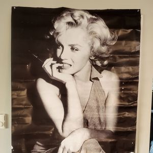 Vintage Marilyn Monroe Art Poster